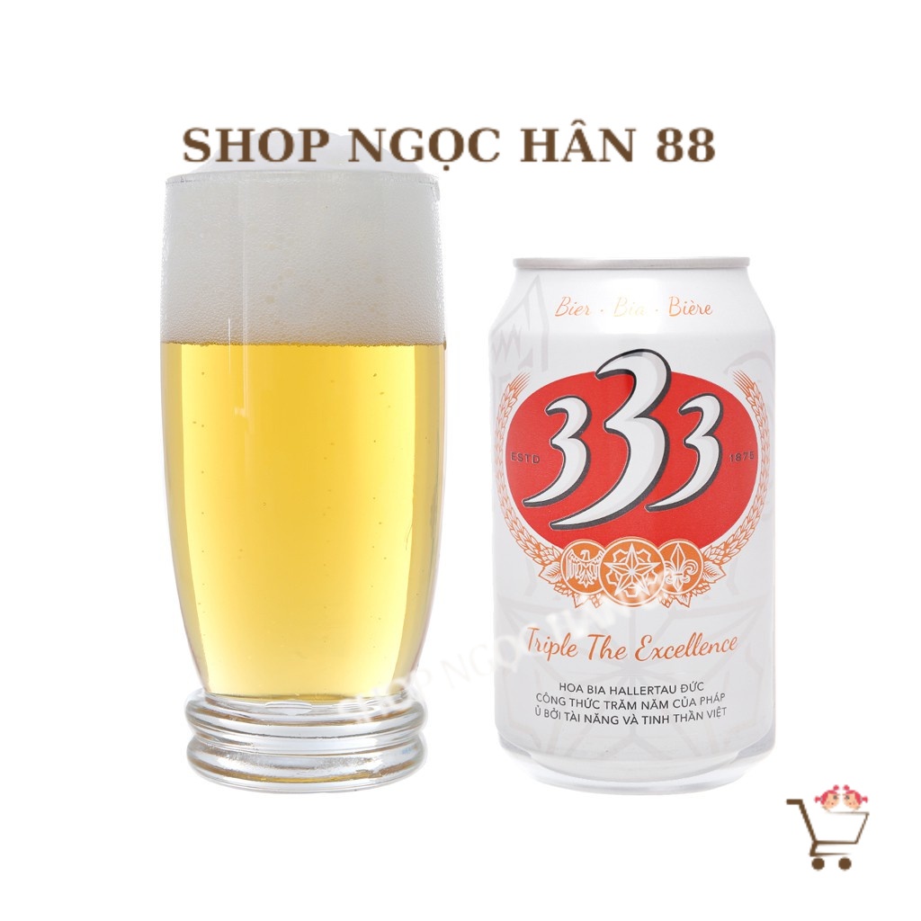 1 Lon Bia 333 (330ml/lon) date luôn mới