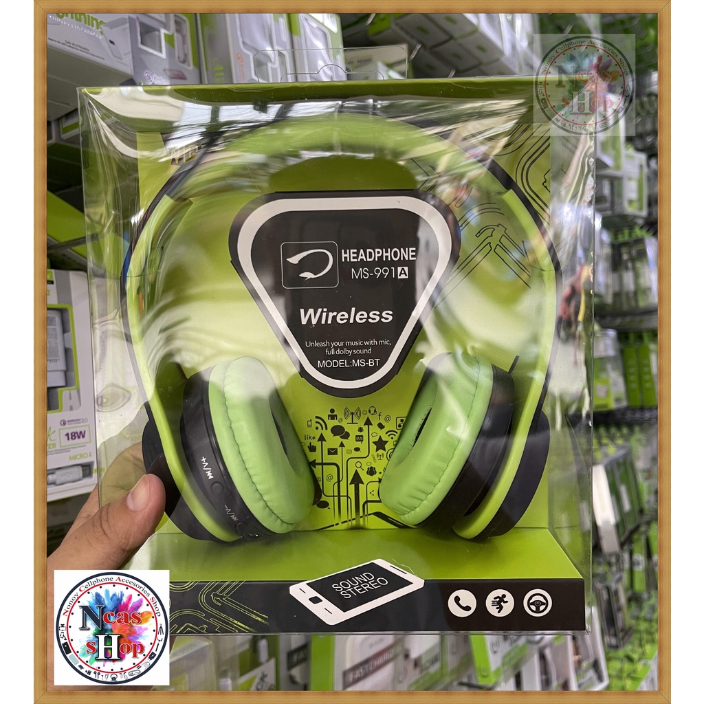MS-991A Wireless Bluetooth Headset Sound Stereo Lazada PH