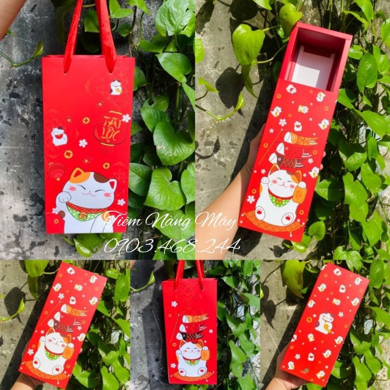 Hộp đựng bánh dứa combo 10 hộp