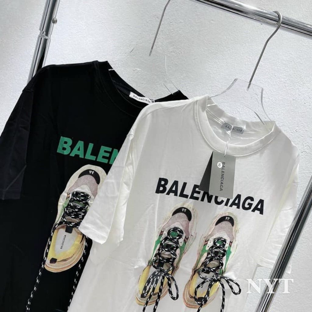 Áo phông Balenciaga Nam Hình giày thể thao Hàng hiệu siêu cấp cá tính 2022  Mới