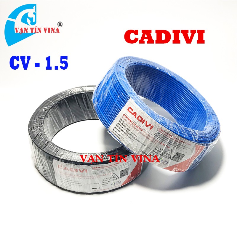 Dây điện CADIVI 1,5 (đơn) 100M