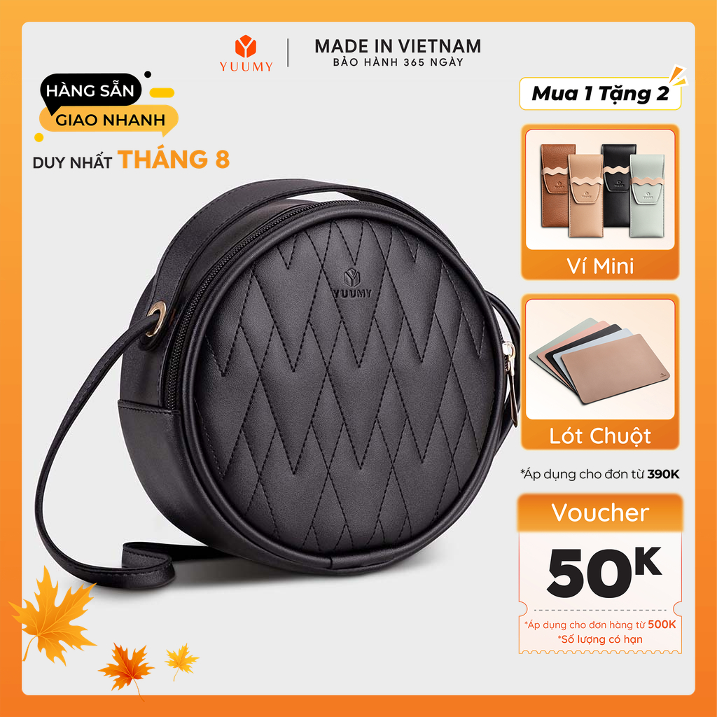 Túi Yuumy (Thời trang nữ đi chơi size 18 - Túi đeo chéo da Seasand YN110)