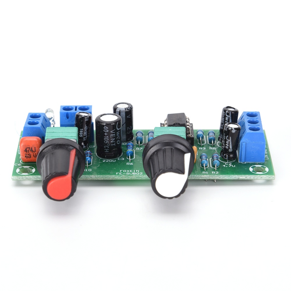 DC 12V-24V Low-pass Filter NE5532 Subwoofer Process Pre-Amplifier Preamp Board Hot Sale.