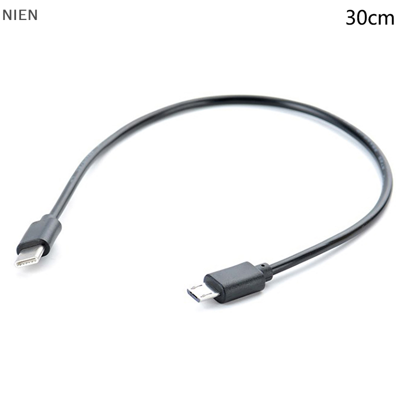 Nien loại c usb-c để micro usb cáp micro b usb loại c dây nam đến nam 30 100cm nhanh phí cáp dữ liệu
