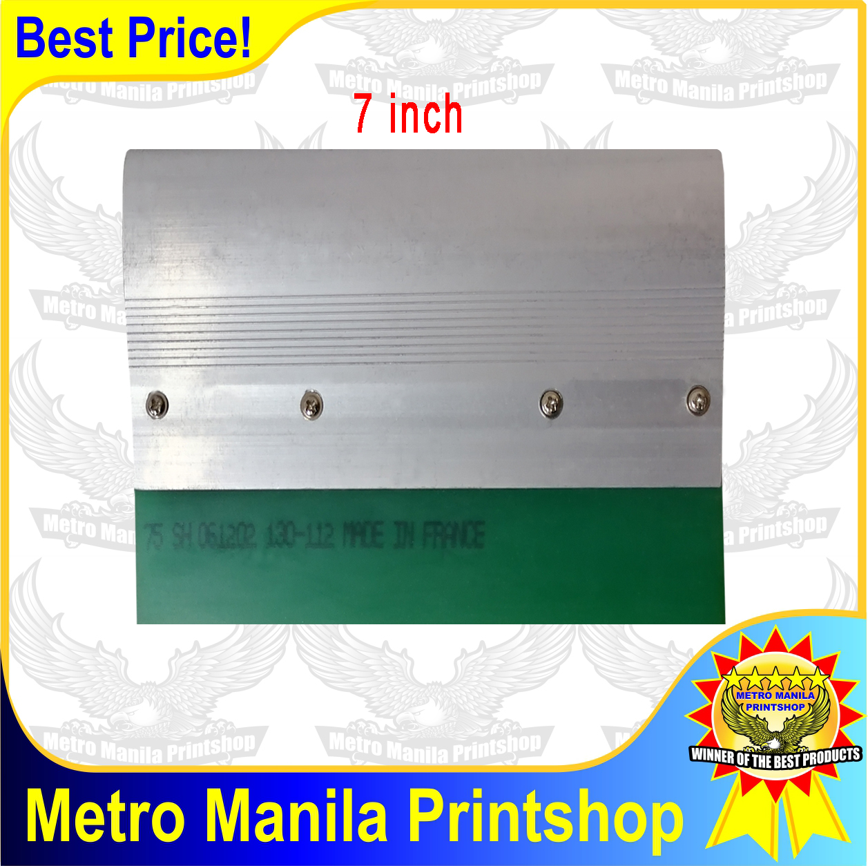 Single Layer Aluminum Handle with Squeegee 75 Durometer Synthetic