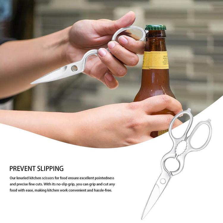 Kitchen Scissors for Food, Stainless Steel Heavy Duty Cooking Kitchen  Scissors