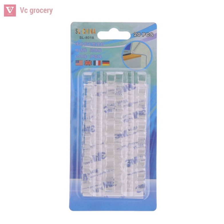 Nẹp một mực dây điện kẹp giữ dây sạc nẹp dây điện chống rối dán tường