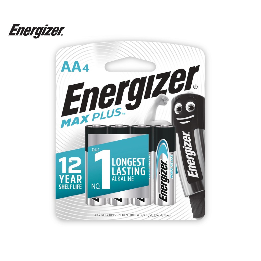 Pin Energizer AA Max Plus EP91 BP4 - Vỉ 4 Viên