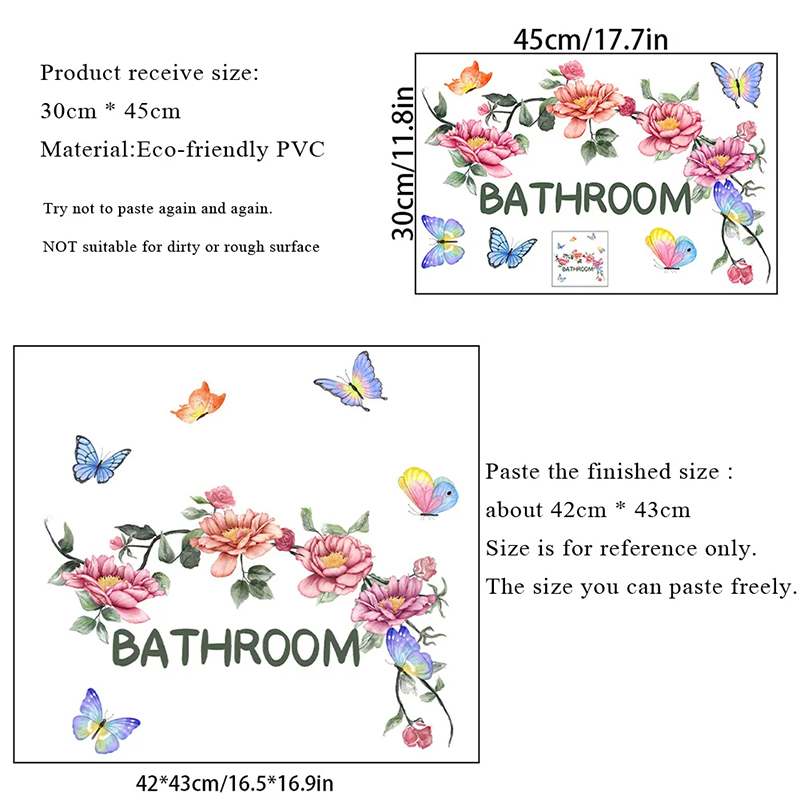 Beautiful%20Butterfly%20Flower%20Wall%20Stickers%20Toilet%20Bathroom%20Door%20Decoration%20Mural%20Home%20Decor%20Self-adhesive%20Beautify%20Wallpaper%20MENGYU%20-%20Image%205