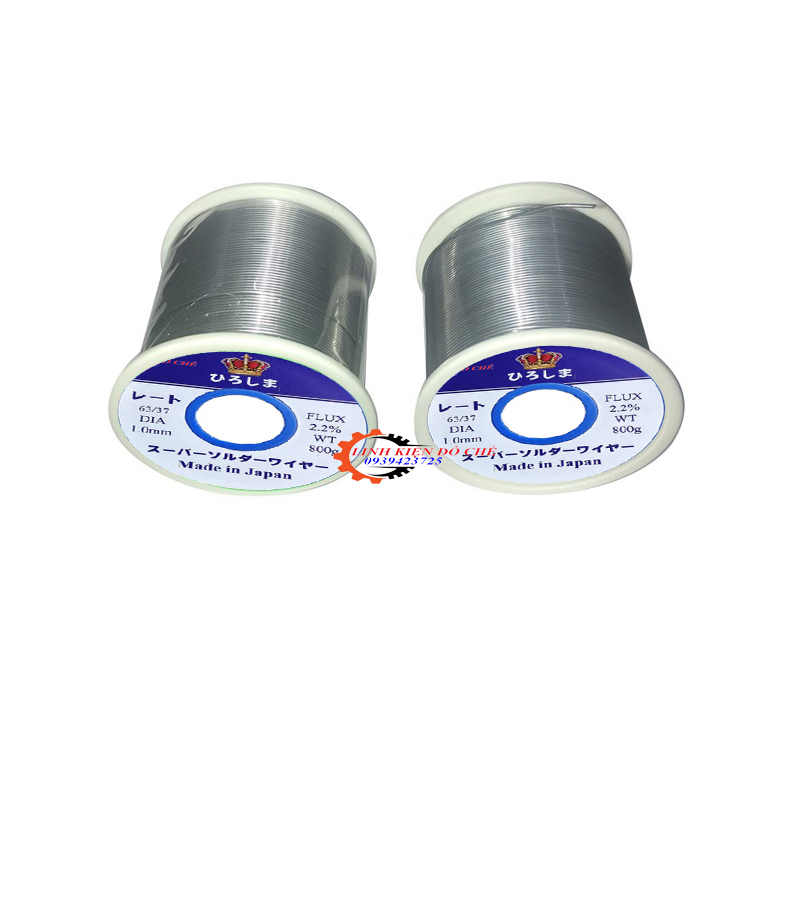 Thiếc hàn chì hàn cao cấp SN63% siêu bóng siêu nhẹ lửa 0.8mm x 4M