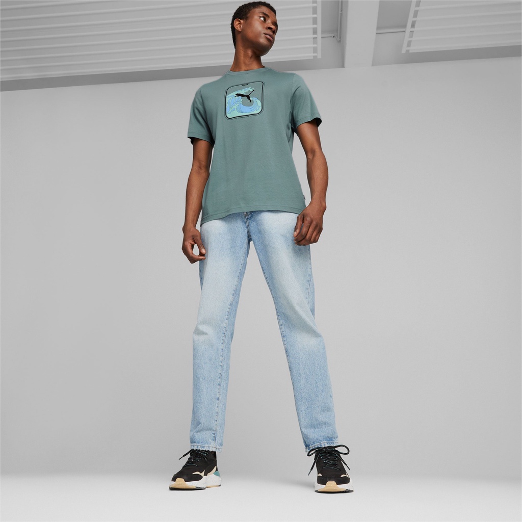 PUMA Áo thun thể thao nam Graphics Wave - 67448384