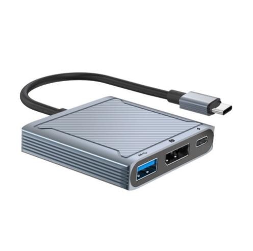 Xput usb type c hub with displayport dp 8k 60hz hub dock station usb c type c to displayport 1.4 dp adapter hub for