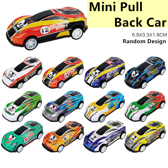 Mini Pull Back Kereta Mainan Budak Sport Car Toys Model Fun Toy Simulation Children Kids Gift. 