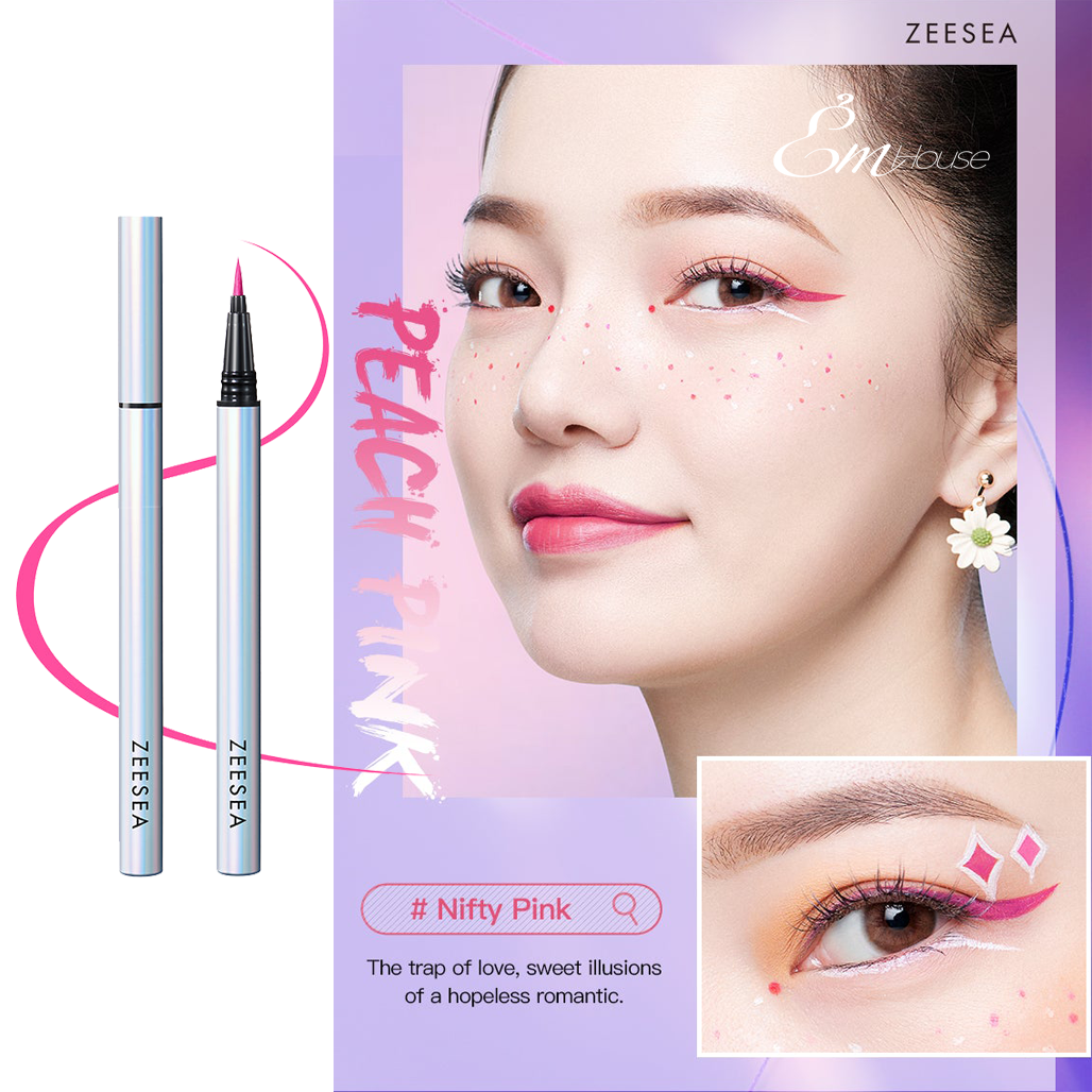 Bút kẻ mắt chống nước nhiều màu ZEESEA Colorful Waterproof Tip Liquid Eyeliner