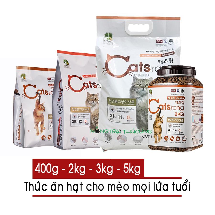 Hạt mèo mọi lứa tuổi catsrang 2kg/3kg/5kg - nôngtrạithúcưng