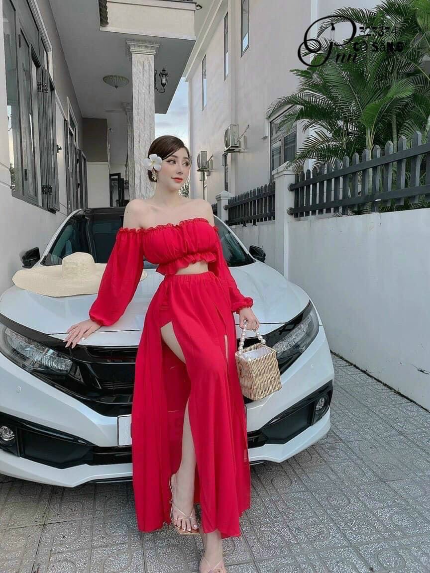 sét maxi ford 3 màu xinh lung linh th22