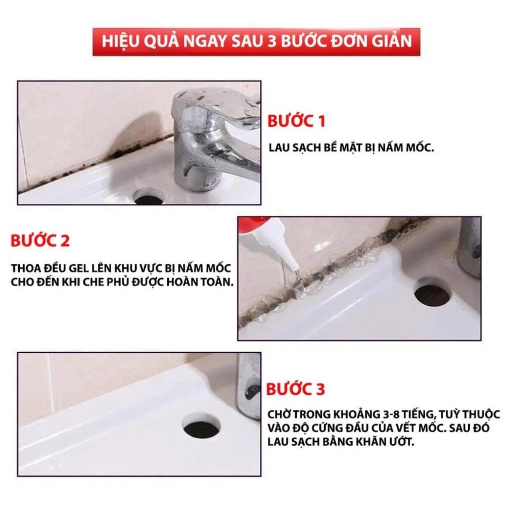 Chai Gel Làm Sạch Nấm Mốc 120g