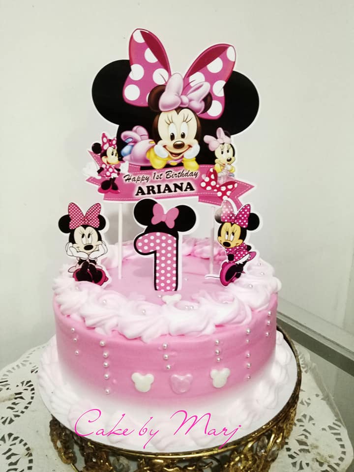 Order Minnie Mouse Fondant Cake Online, Price Rs.5400 | FlowerAura
