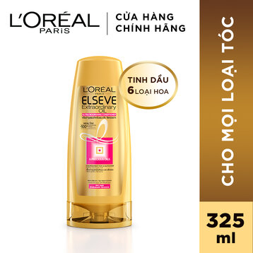 L'Oreal - Dầu xả chiết xuất tinh dầu hoa tự nhiên L'Oreal Paris Elseve Extraordinary Oil Ultra Nourishing 325ml