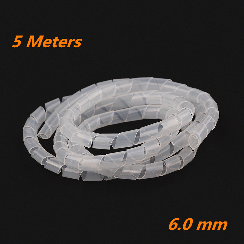 On1shelf® White Spiral Cable Sheath 25mm 5m