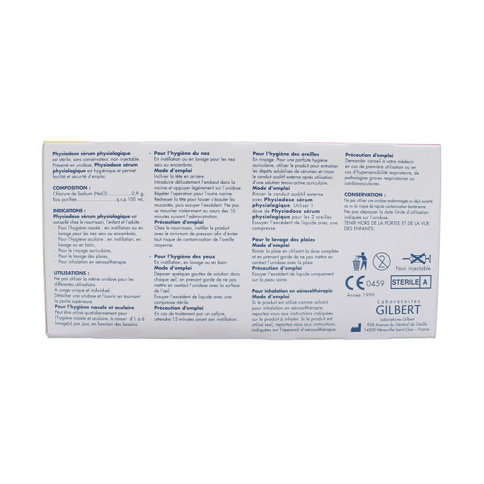 Nước muối Physiodose 40 ống