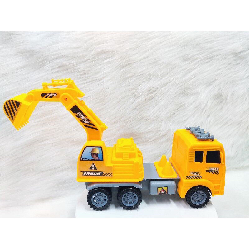 đồ chơi trẻ em xe cẩu, máy xúc