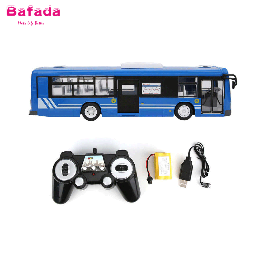 Bafada 120 Scale RC Remote Control Car Model Toy RC Car Bus Toy 2.4GHz