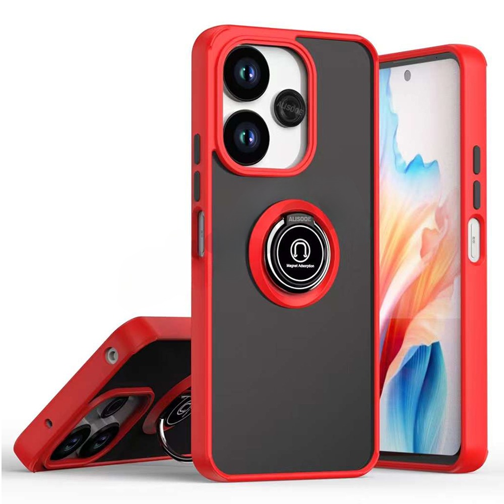 Phone cover Redmi 13X Back case Side Stripe Design Soft TPU Matte Texture Multifunctional Bracket All Inclusive Protection For Redmi 13X Phone cases