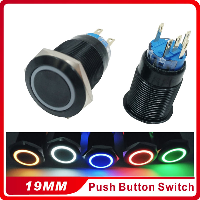%E3%80%90TopazTrove%E3%80%91Black%205%20Pin%2019mm%205V%2012V%2024V%20220V%20Led%20Light%20Metal%20Push%20Button%20Momentary%20Switch%20Mayitr%20Durable%20Waterproof%201NO%201NC%20ON/OFF%20Switches%20-%20Image%203