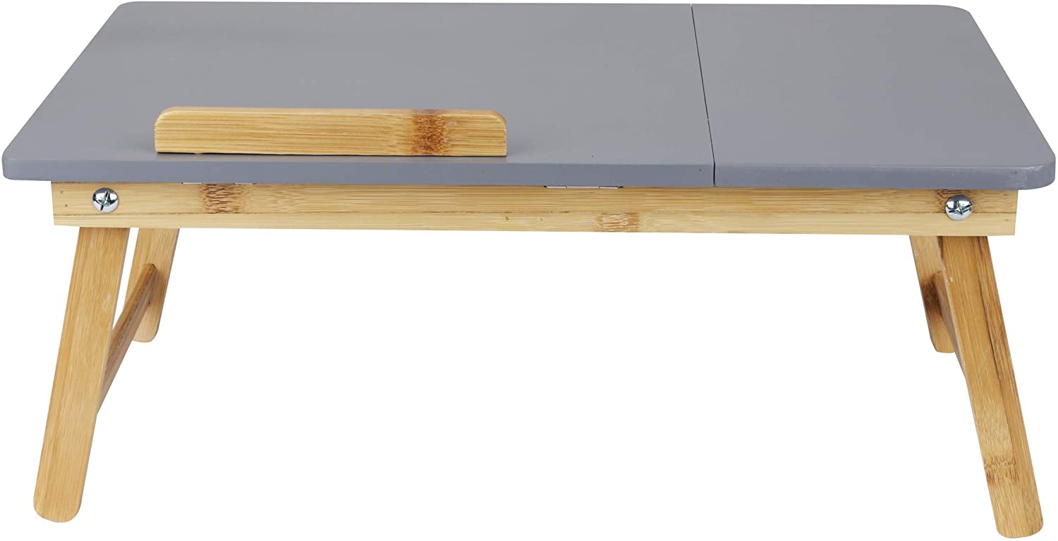 Bàn kê laptop gỗ tre gấp gọn đa năng