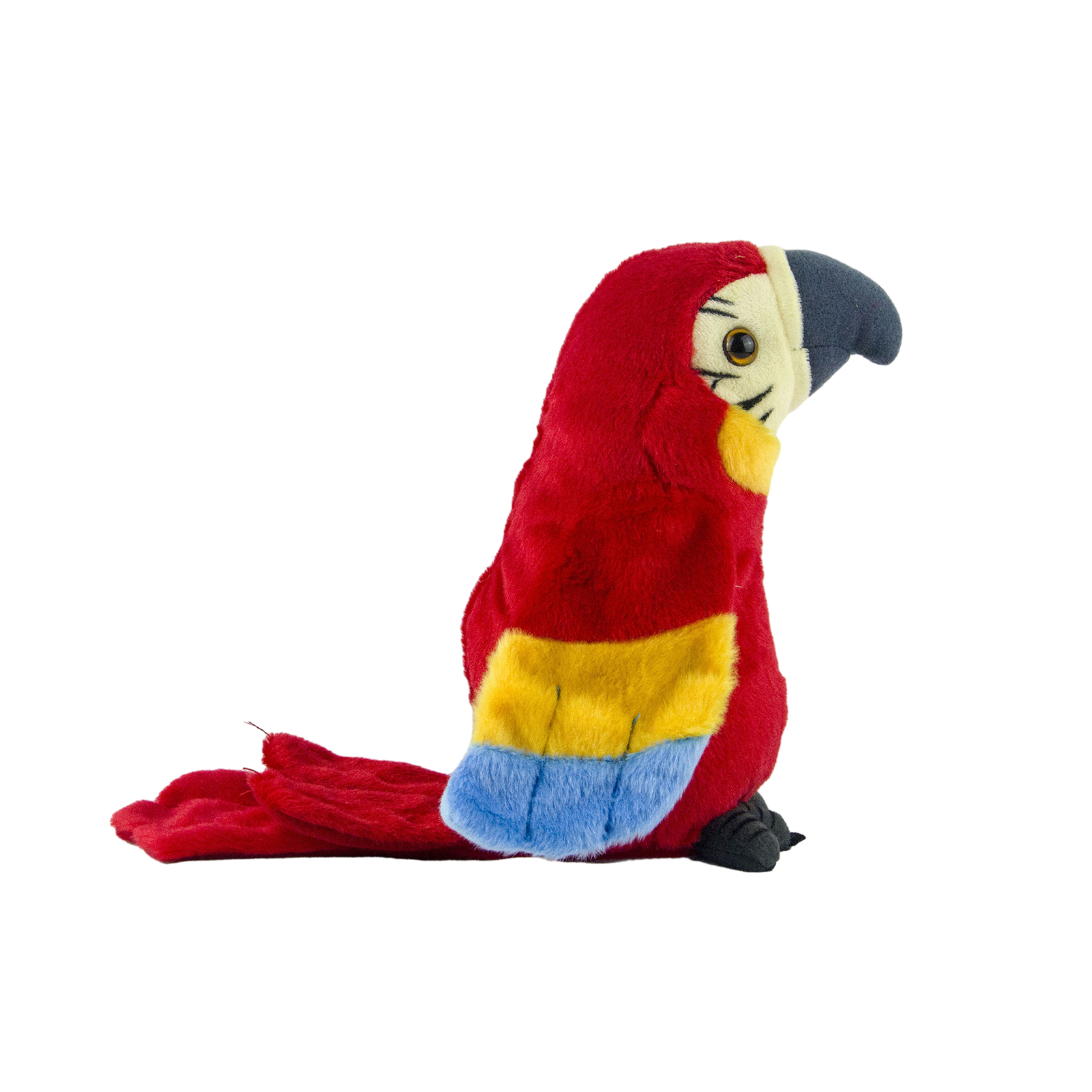 Parrot Doll Interactive Electric Doll Toy Sound Recording Talking Repeating Parrot Plush Toy Flap Wings Soft Fun Learning Kids Toy Plush fabric, soft