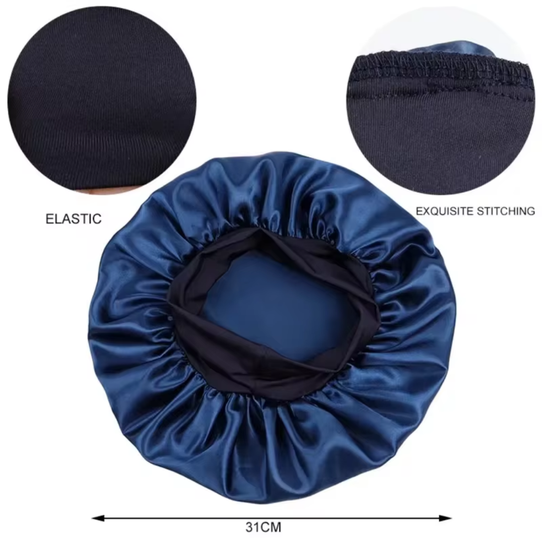 Solid color sleep cap,loose tight strap satin sleep cap,new satin solid ...