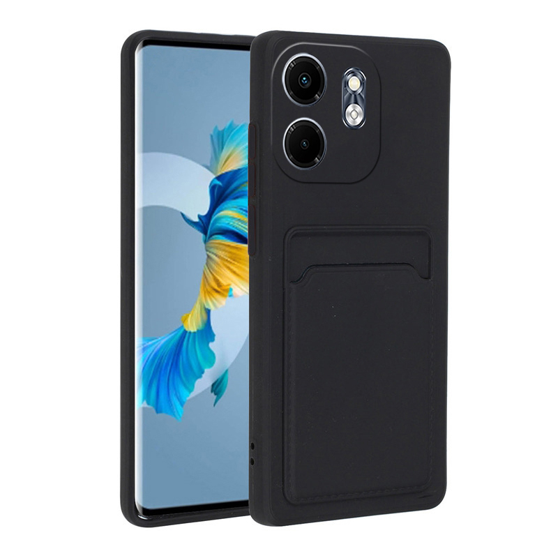 Phone case infinix Smart 9 Case Soft Card Holder Slot Silicone Wallet Back cover infinix Smart9.