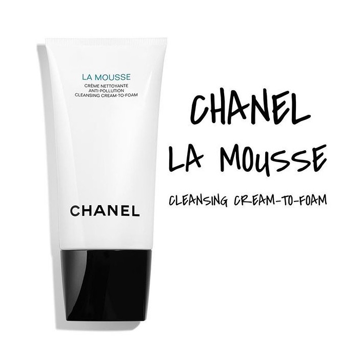 Sữa rửa mặt Chanel La Mousse Anti-Pollution Cleansing Cream-to-Foam tupe  150ml của Pháp 