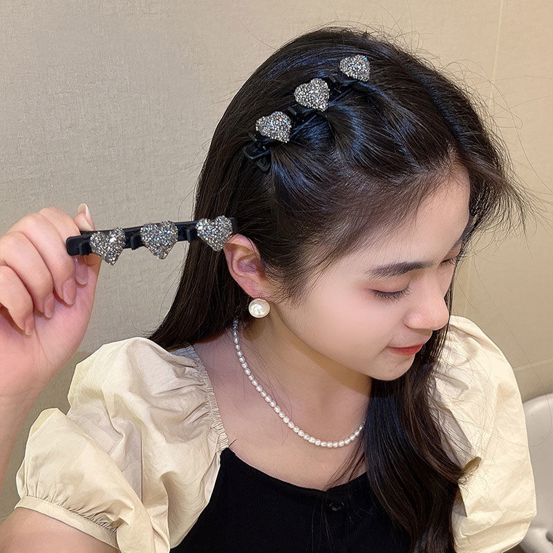 Korean%20Style%20Plastic%20Crystal%20Love%20Bangs%20Hair%20Clips%20Braid%20Hairpins%20For%20Women%20Girl%20Bangs%20Side%20Clip%20Barrettes%20Hair%20Accessories%20XINYAN%20-%20Image%202
