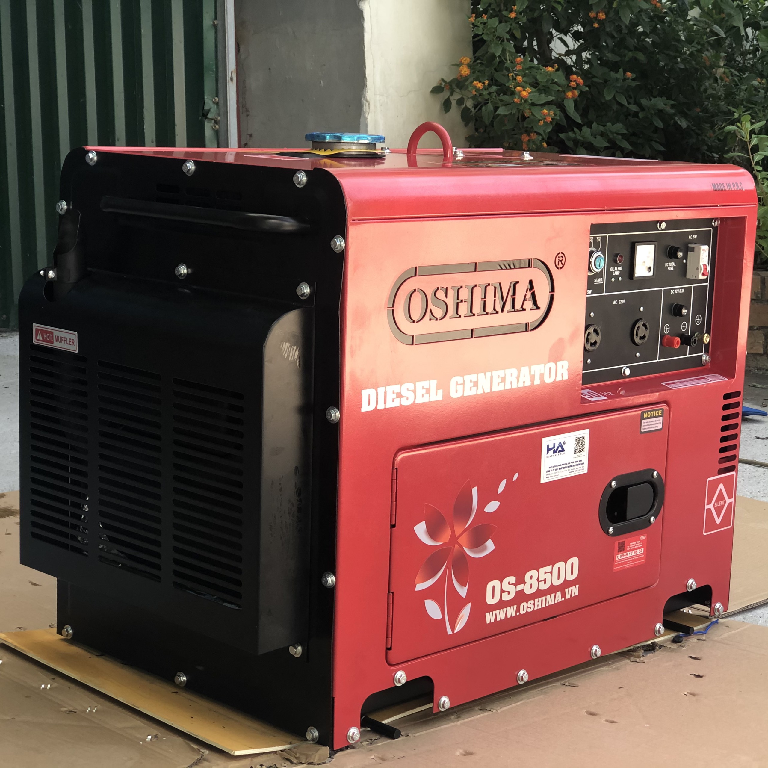 Máy Phát Điện Chạy Dầu 7kw Oshima OS-8500