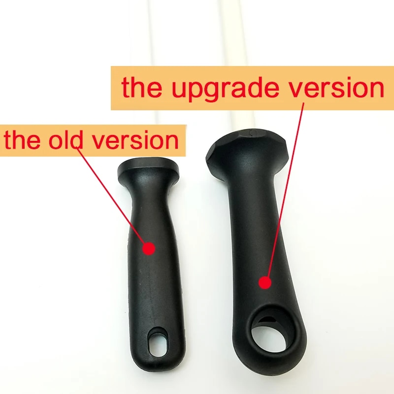 【Hot item】 Ceramic Sharping Rod Kitchen Sharpening Sticks Sharpener Handle Ceramic Sharpening Bar Tool Sharp Grinding Tool Musats