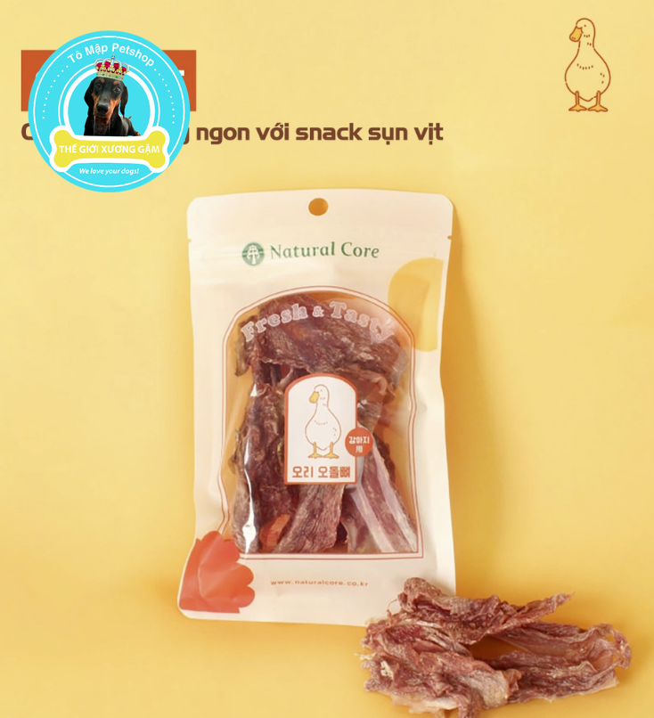 NATURAL CORE SỤN VỊT SẤY CHO CHÓ 35G