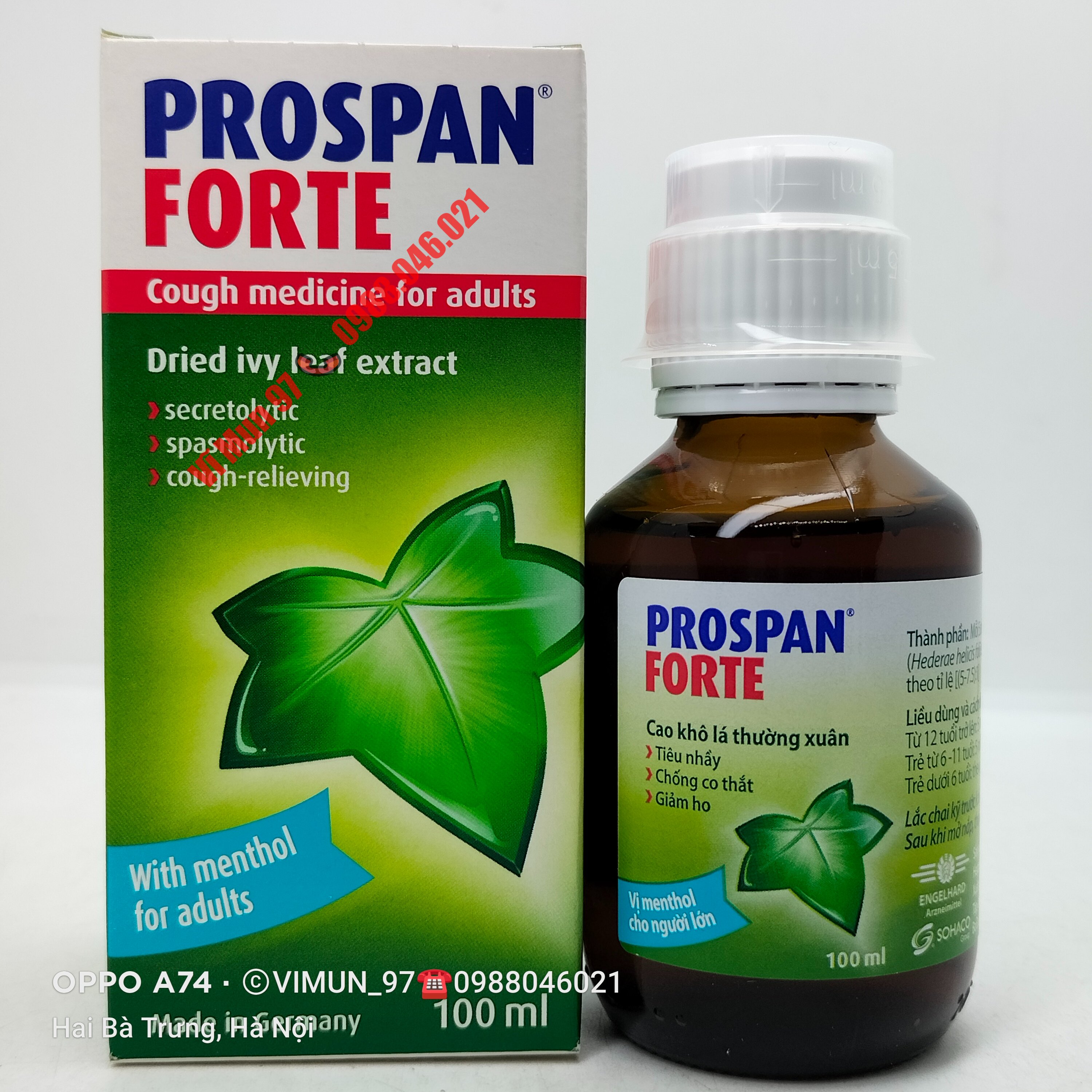 Siro - ho Đức 100ml siro-pro span-Đức 100ml