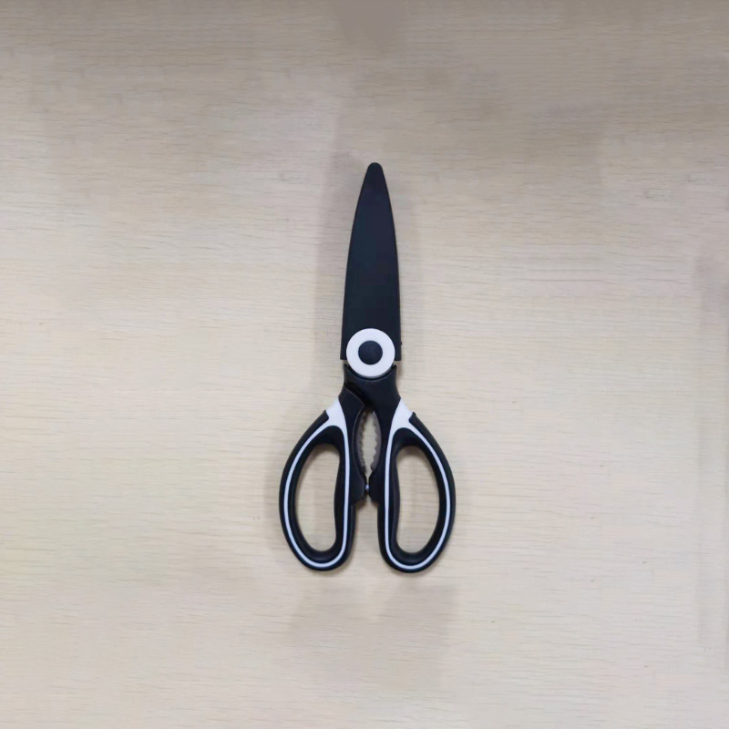 Kitchen scissors panda scissors function stainless steel powerful duck fish chicken bone scissors food scissors complementary barbecue scissors