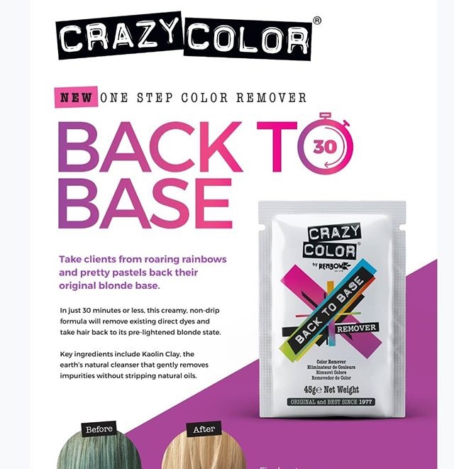 Rửa Màu Tóc Crazy Color Back To Base Color Remover