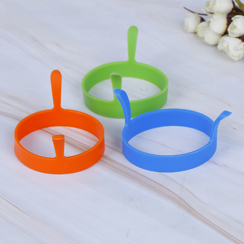 1PC Silicone Fried Egg Pancake Ring Omelette Fried Egg Round Shaper Eggs Mould