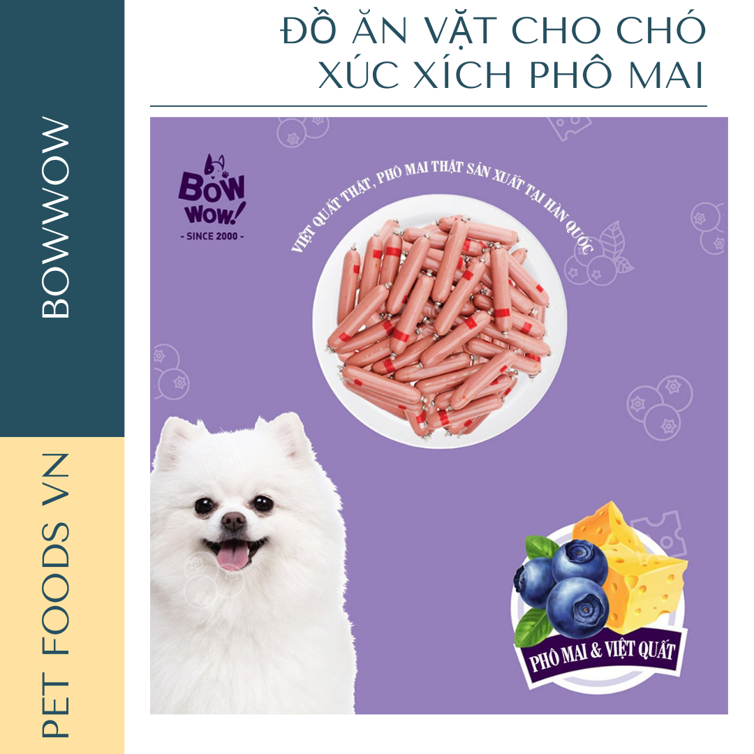 Xúc xích cho chó BOWWOW 1360g