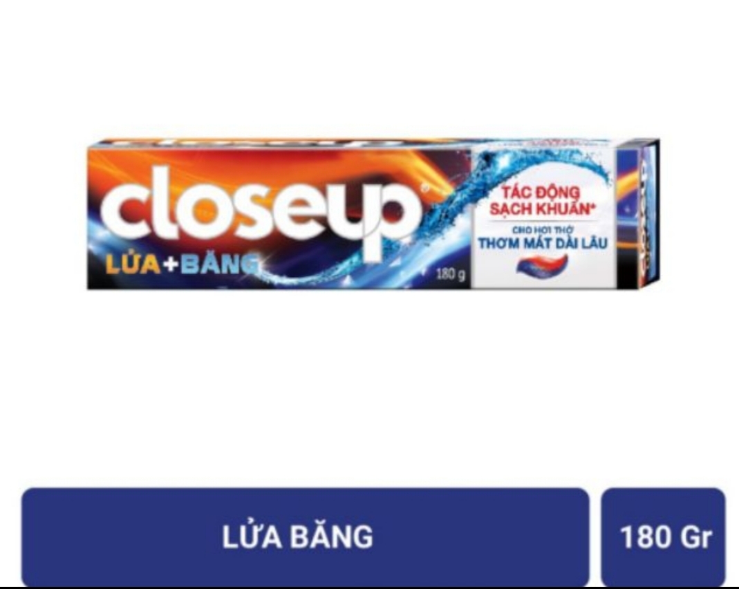 Kem đánh răng Closeup lửa băng 180g