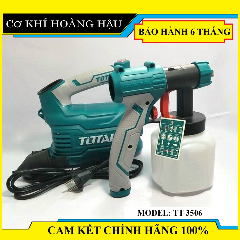[ CHÍNH HÃNG] Máy Phun Sơn TOTAL TT3506, Công Suất 450W