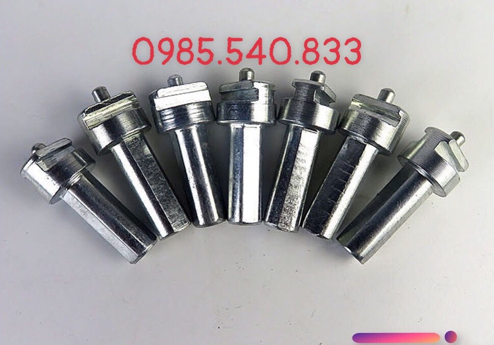 Dây thông tắc cống dùng cho máy khoan ( 18m dây + 6 đầu thông + đầu kết nối máy khoan )