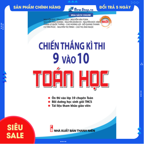 Sách - chiến thắng kì thi 9 vào 10 toán học - newshop