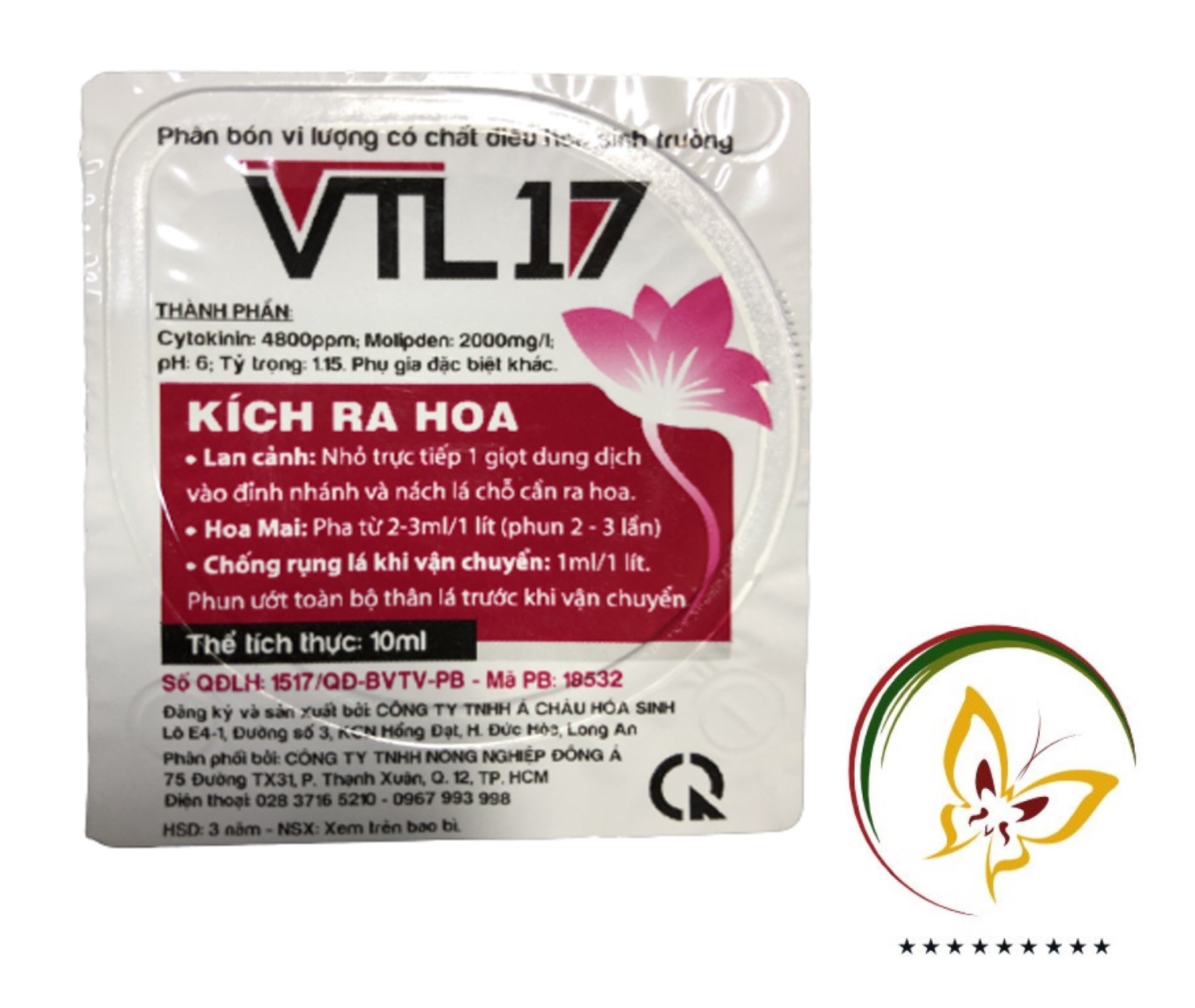 Phân nạp kích hoa vtl17 - kích ra hoa - #637a# 10ml