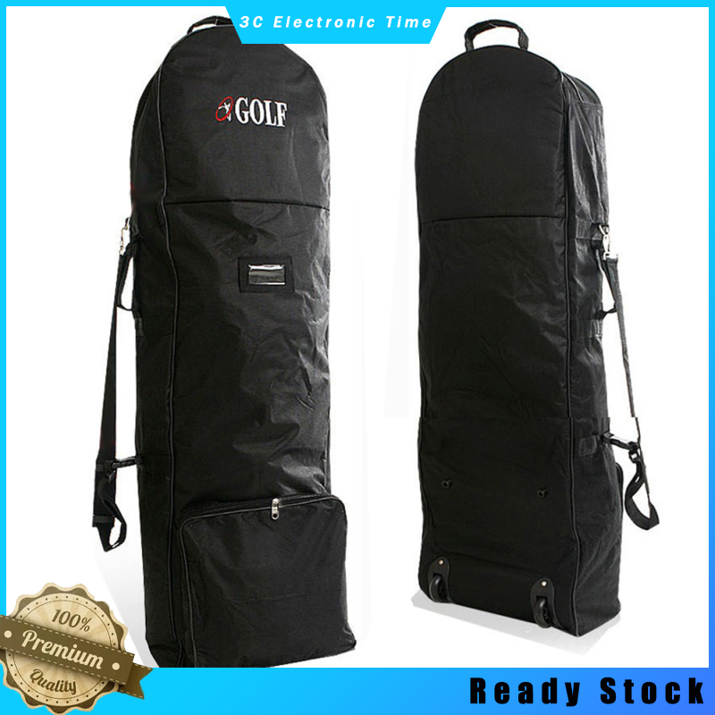 Golf Travel Bag With Wheels 600D Heavy Duty Fabric Golf Travel Case