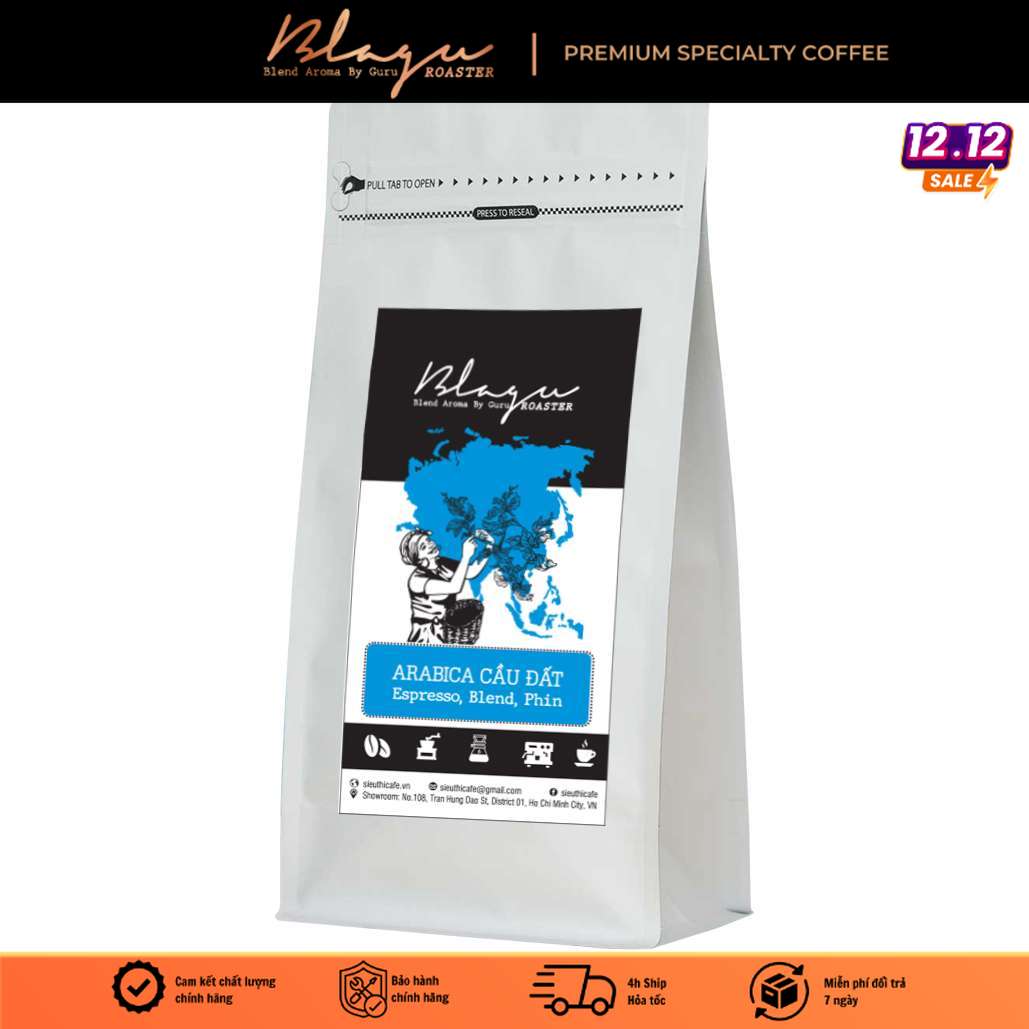 Cà phê hạt Blagu đã rang pha Phin - 500 gram